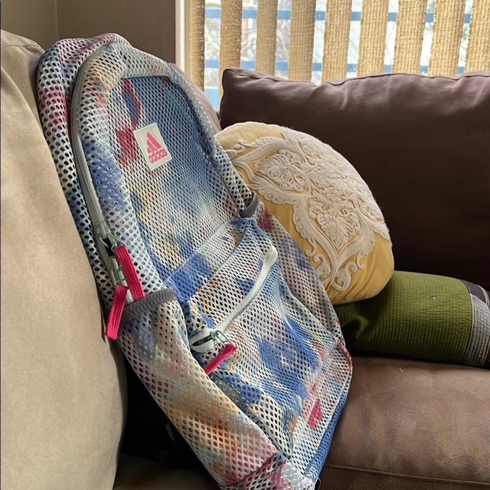 Adidas Multicolor Mesh Backpack - Picture 3 of 5